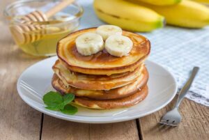 Gluten Free Banana Pancakes - banana nut protein